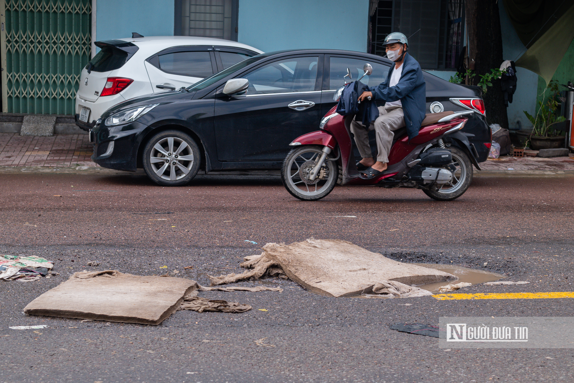 Xuất hiện hàng loạt ổ gà, ổ voi "bẫy" người dân trên tuyến huyết mạch qua Quy Nhơn- Ảnh 8.