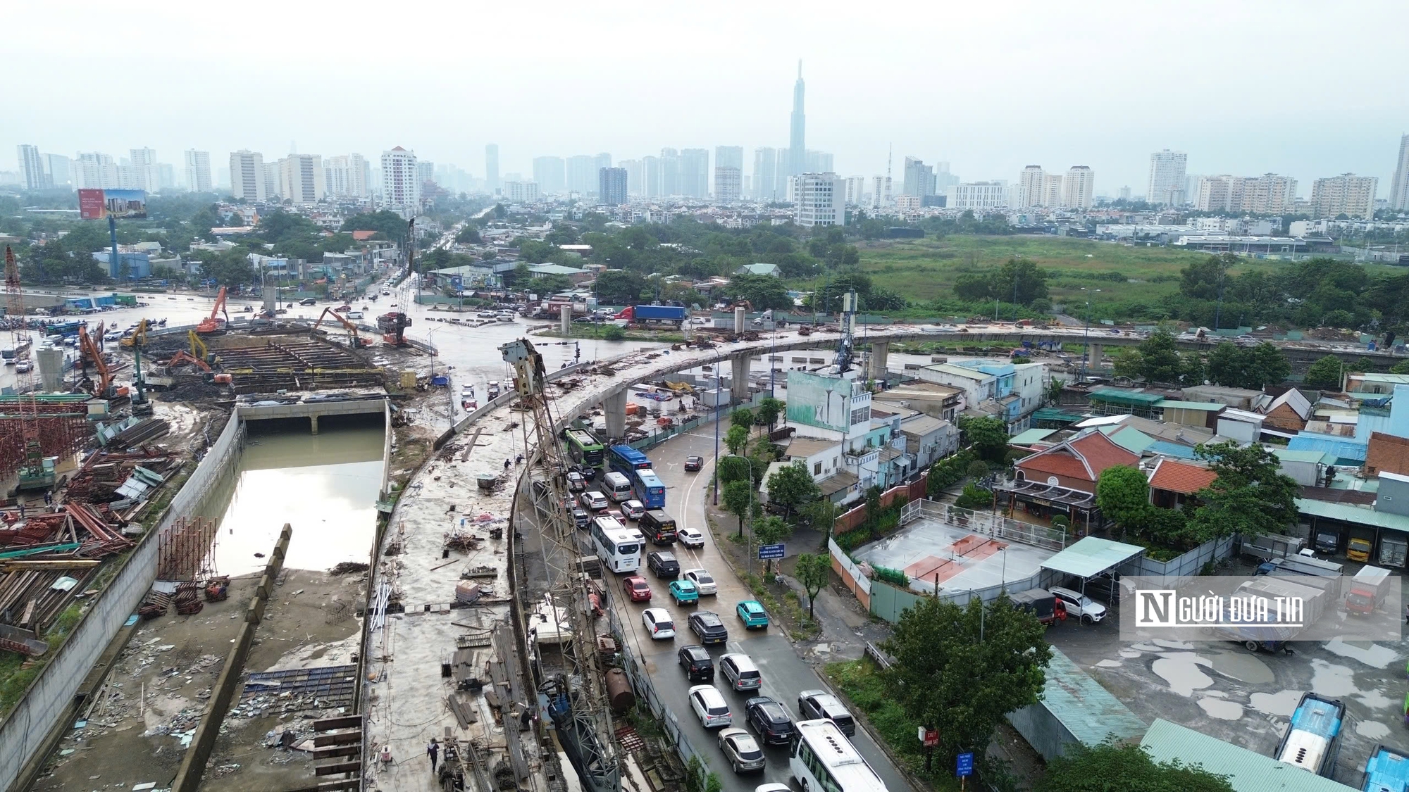 Hiện trạng nút giao thông 3.400 tỷ đồng ở Tp.HCM sau nhiều lần chậm tiến độ- Ảnh 5.
