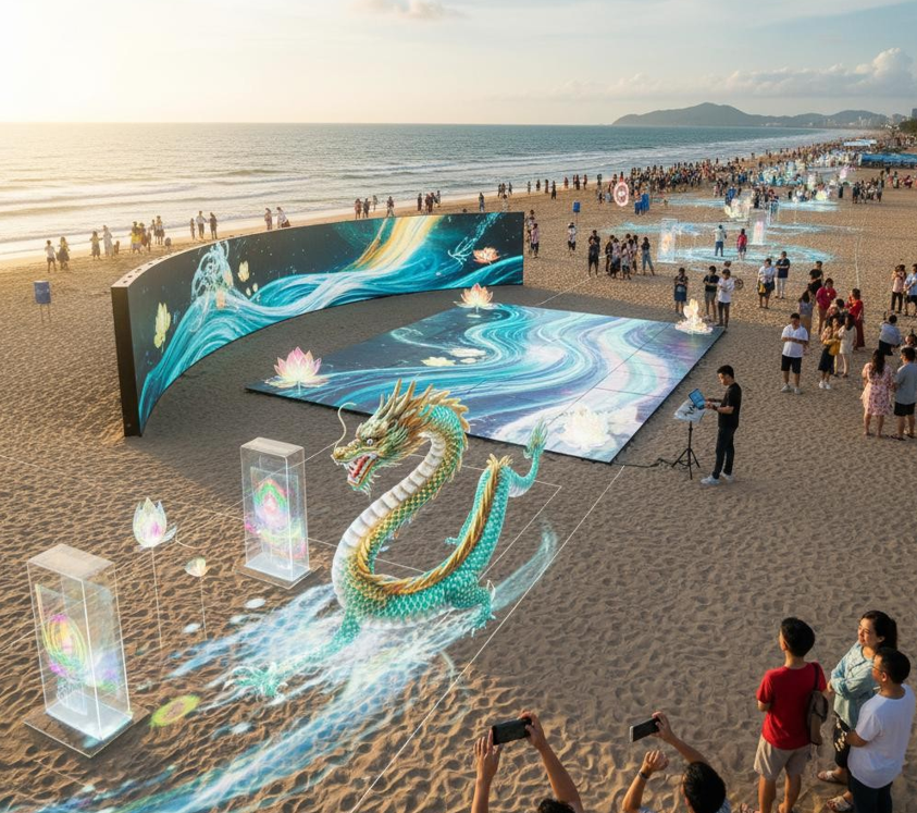 Giáo sư Hàn Quốc đề xuất táo bạo biến biển và núi đá Đà Nẵng thành sân khấu số - Ảnh 2.