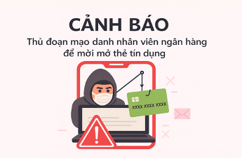 Cảnh báo thủ đoạn mạo danh nhân viên mời mở thẻ tín dụng - Ảnh 1.