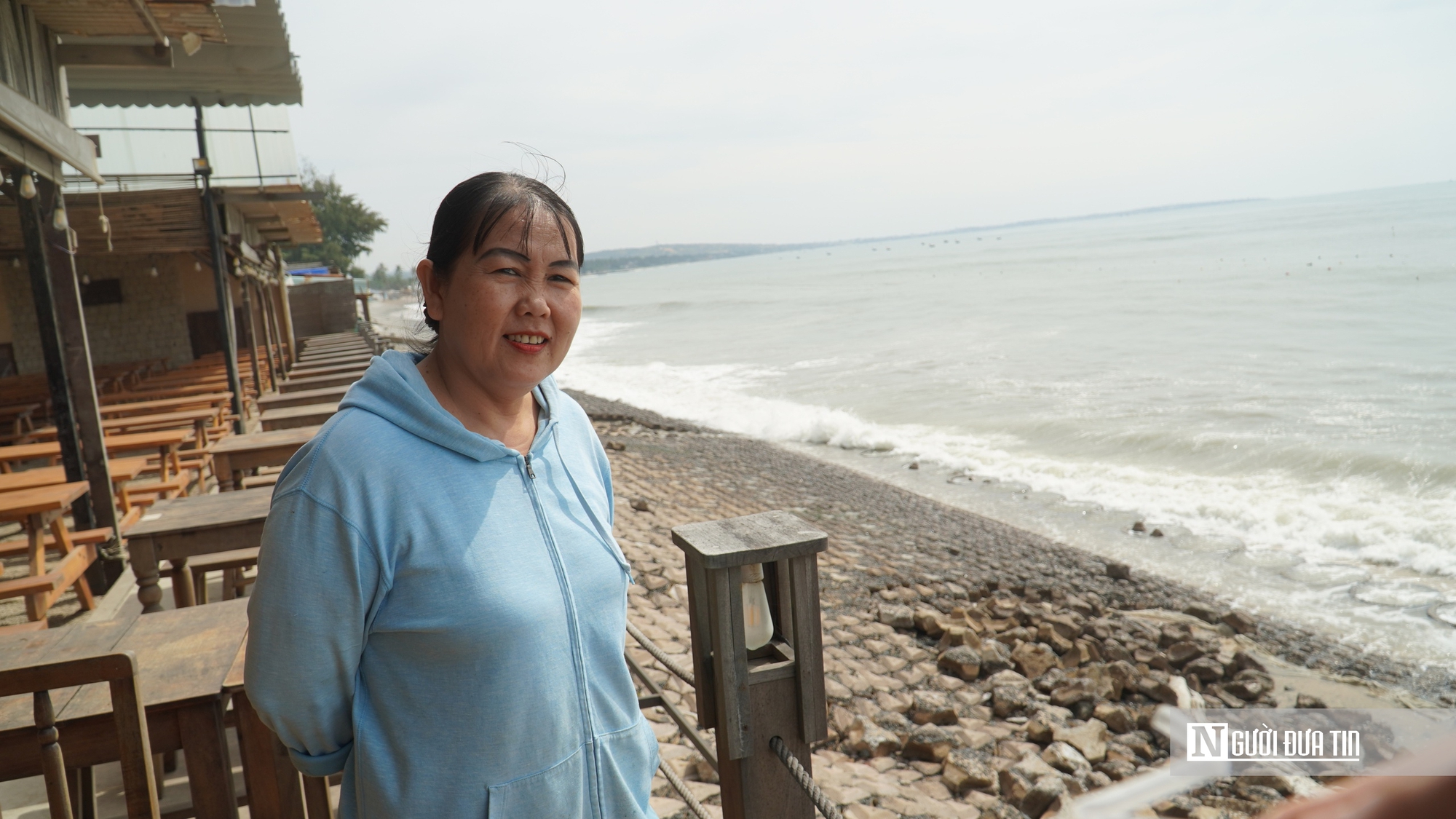 Lâm Đồng: Sóng biển "xé toạc" kè Hàm Tiến, nhiều nhà dân đối diện nguy hiểm- Ảnh 3.