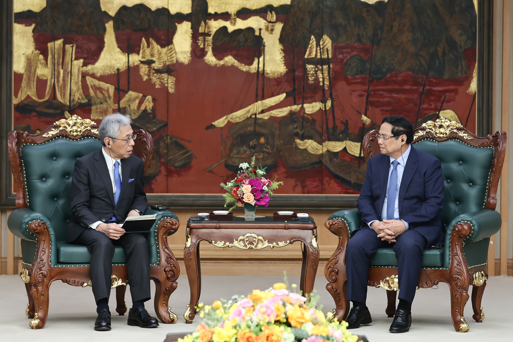 Thủ tướng tiếp lãnh đạo tập đoàn Nhật Bản tham gia dự án điện khí 12 tỷ USD - Ảnh 2.