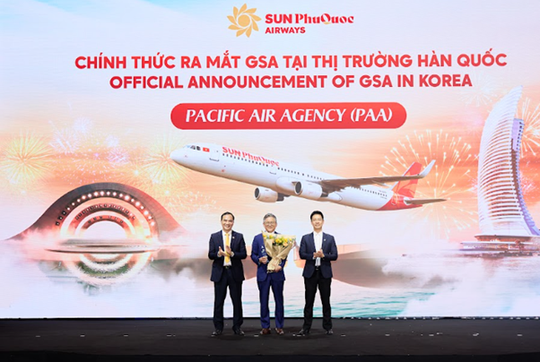 Sun PhuQuoc Airways ch&iacute;nh thức c&oacute; Tổng đại l&yacute; tại H&agrave;n Quốc v&agrave; Đ&agrave;i Loan (Trung Quốc), tăng tốc khai th&aacute;c thị trường quốc tế từ năm 2026- Ảnh 1.