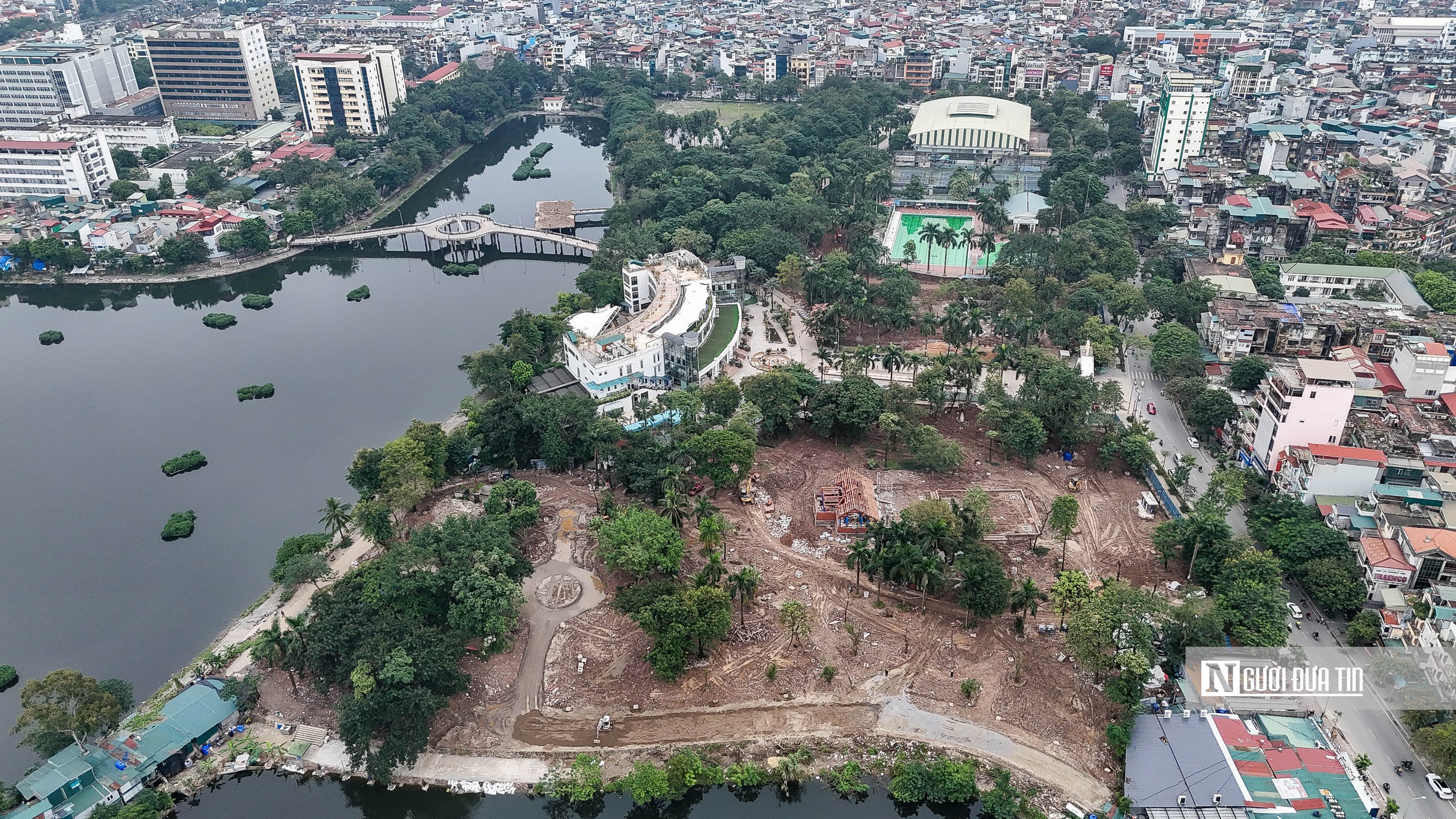 Hà Nội: Gấp rút cải tạo, sửa chữa công viên Võ Thị Sáu - Ảnh 4.