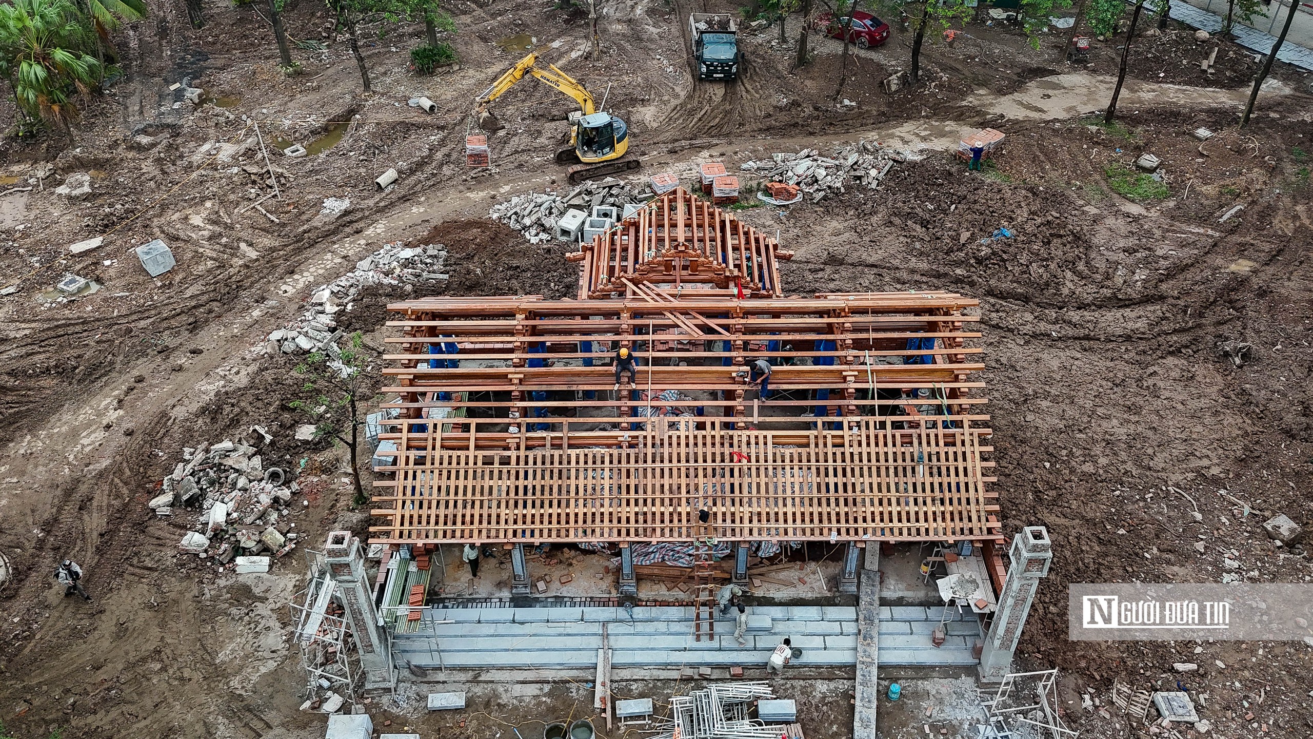 Hà Nội: Gấp rút cải tạo, sửa chữa công viên Võ Thị Sáu - Ảnh 6.