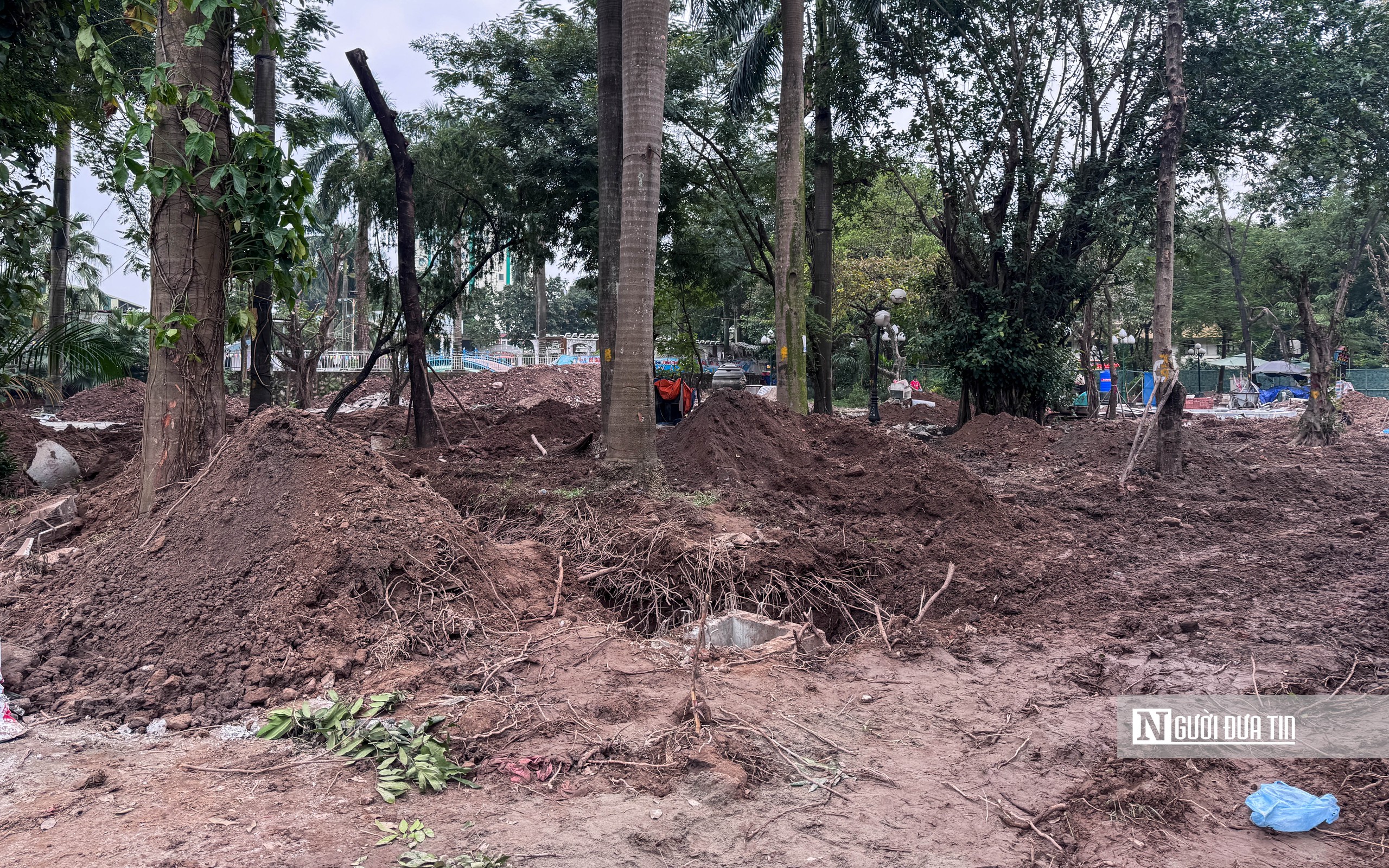 Hà Nội: Gấp rút cải tạo, sửa chữa công viên Võ Thị Sáu - Ảnh 10.