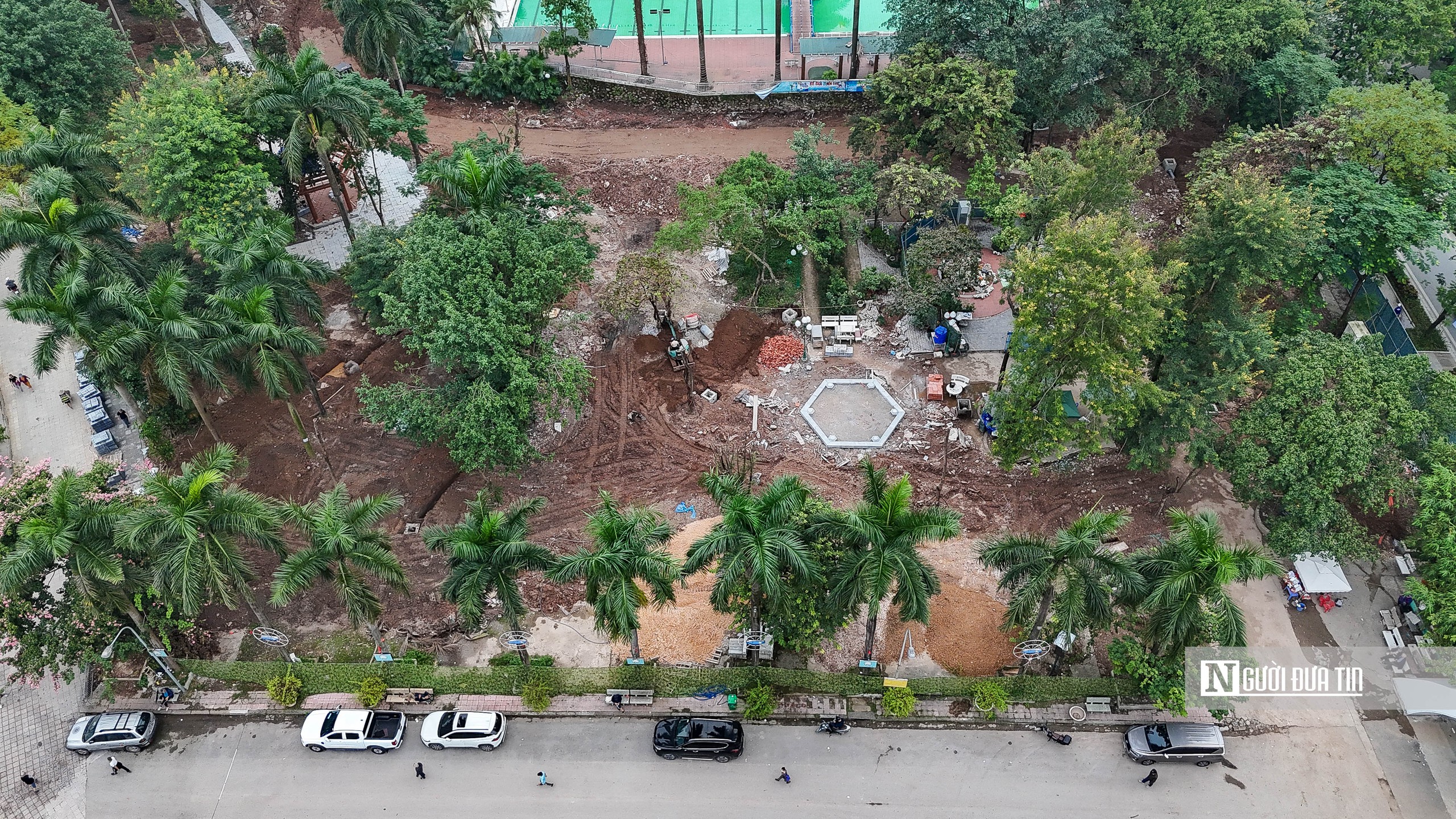 Hà Nội: Gấp rút cải tạo, sửa chữa công viên Võ Thị Sáu - Ảnh 9.