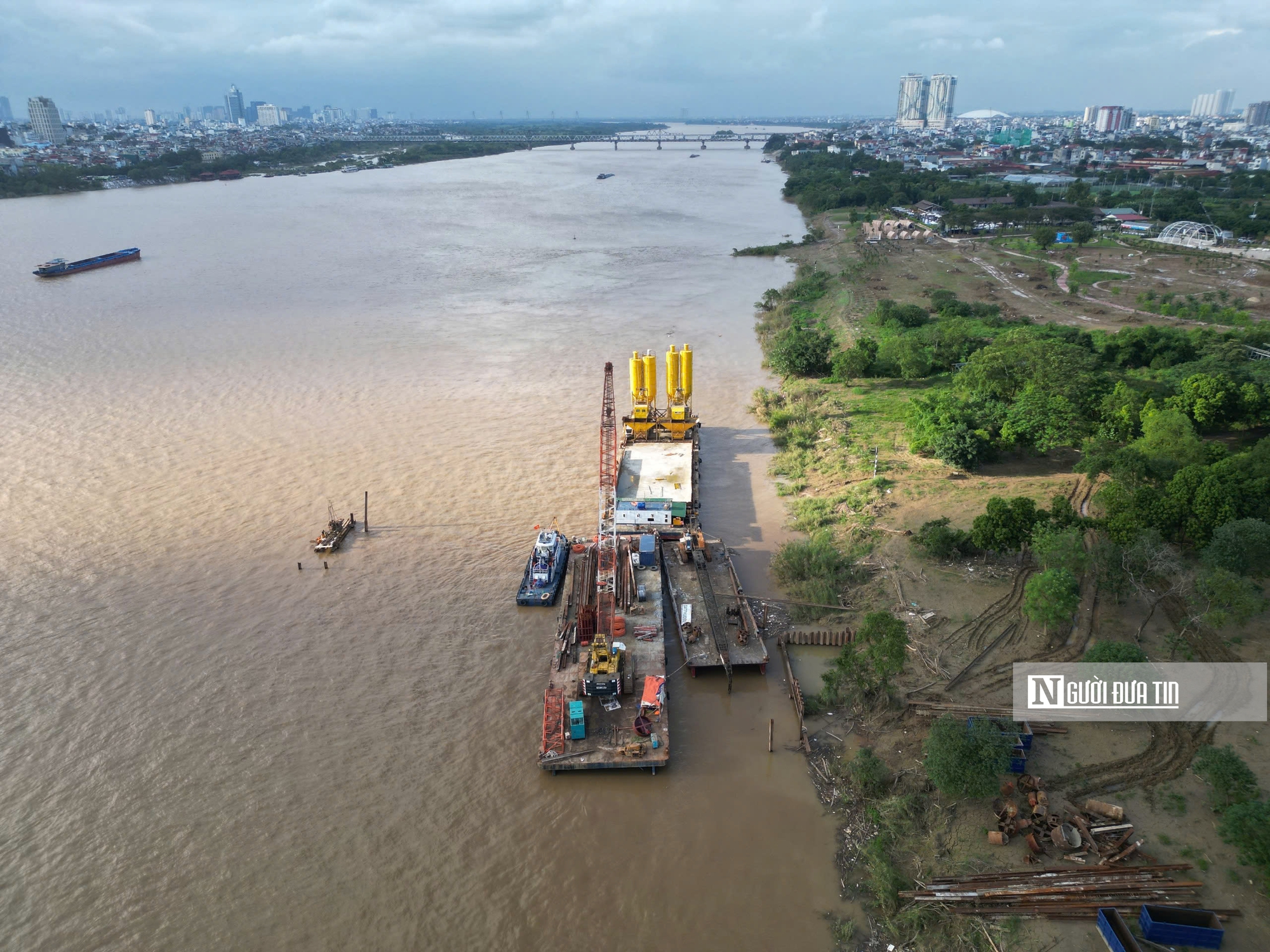 Hà Nội: Bắt đầu thi công cầu Trần Hưng Đạo công trình giao thông trọng điểm qua sông Hồng - Ảnh 3.
