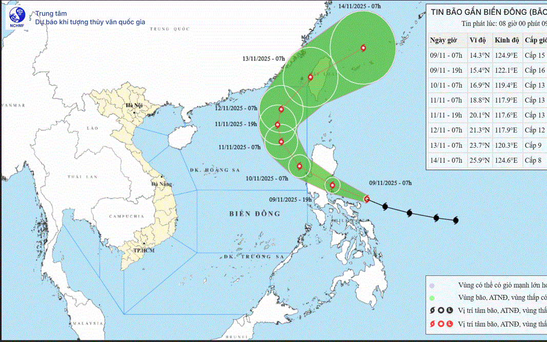 Bão Fung Wong mạnh cấp siêu bão, liệu đất liền nước ta có ảnh hưởng?- Ảnh 2. Bão Fung Wong mạnh cấp siêu bão, liệu đất liền nước ta có ảnh hưởng?- Ảnh 2.