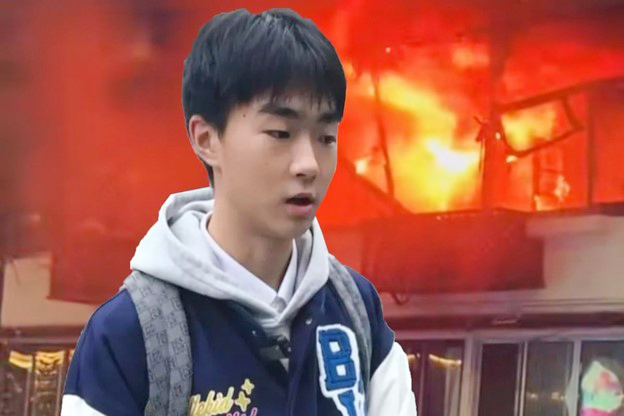 Chàng trai chân trần liều mình lao vào đám cháy để cứu 2 cụ già thoát cửa tử - Ảnh 1.