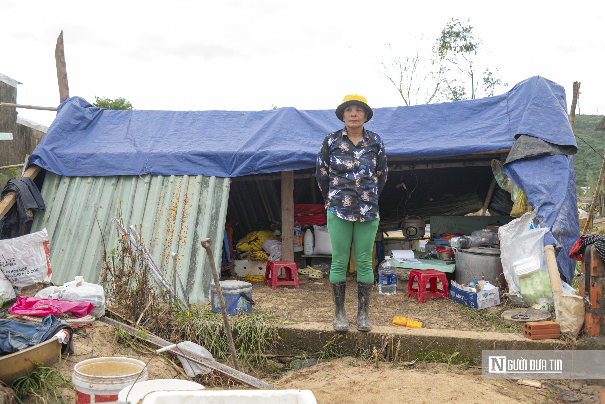 Dựng lại mái ấm cho đồng bào vùng bão lũ- Ảnh 1.