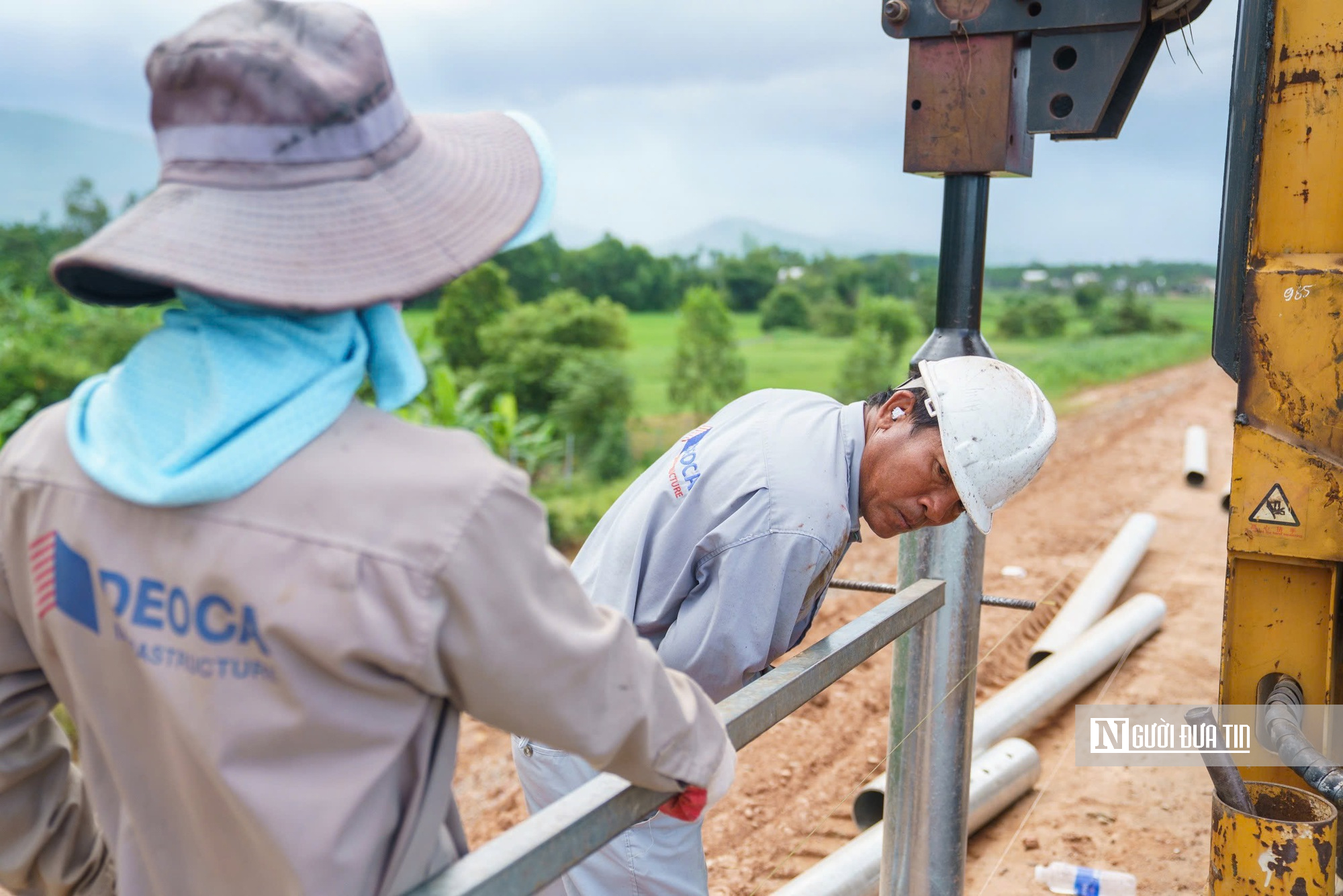 Cao tốc Quảng Ngãi – Hoài Nhơn thi công xuyên đêm chạy nước rút- Ảnh 3. Cao tốc Quảng Ngãi – Hoài Nhơn thi công xuyên đêm chạy nước rút- Ảnh 3.