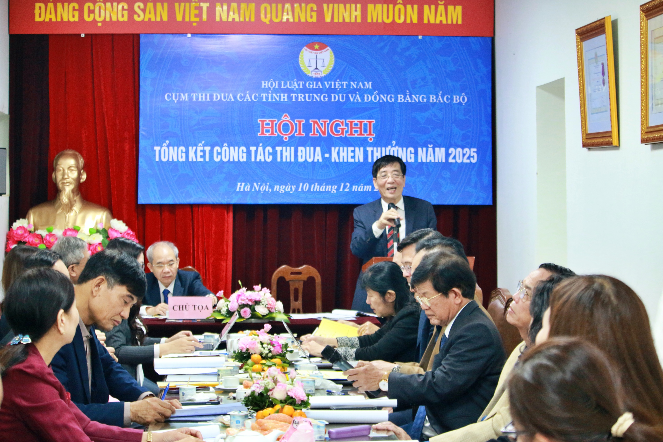 Cụm thi đua số 1: Chung sức vượt thách thức, lan tỏa vai trò của Hội Luật gia tới cộng đồng - Ảnh 1.