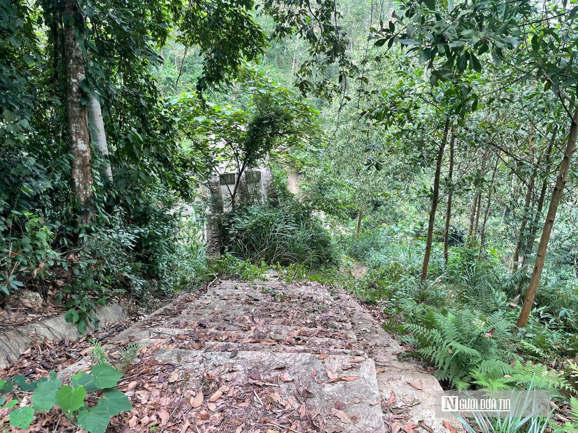 Đường vào di tích Hội thề Lũng Nhai thi công dang dở, bỏ hoang 3 năm qua - Ảnh 4.