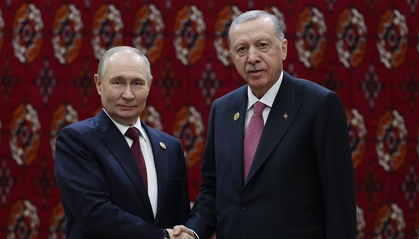 Cú nháy mắt bất ngờ của ông Putin sau cuộc hội đàm với ông Erdogan - Ảnh 1.