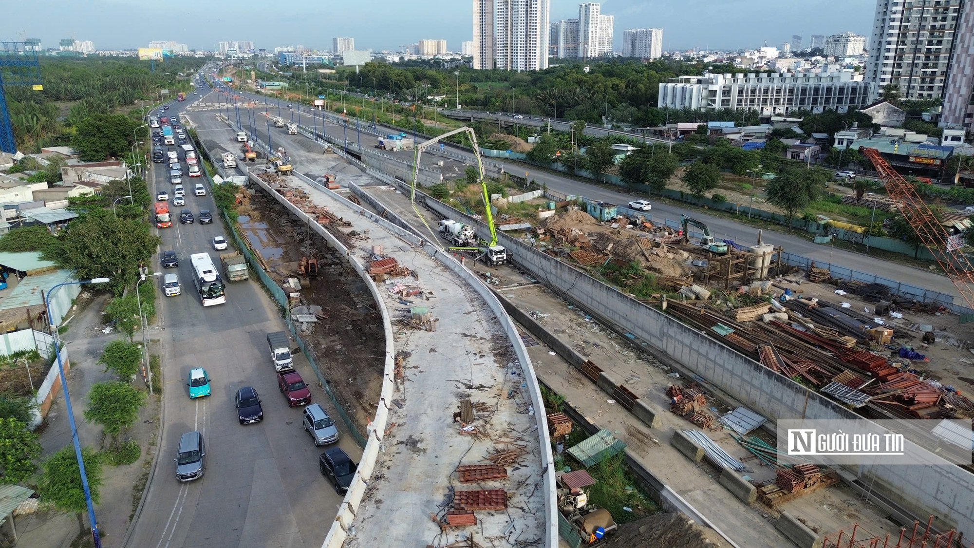 Toàn cảnh công trường Vành đai 3 Tp.HCM trước ngày thông xe kỹ thuật- Ảnh 10. Toàn cảnh công trường Vành đai 3 Tp.HCM trước ngày thông xe kỹ thuật- Ảnh 10.