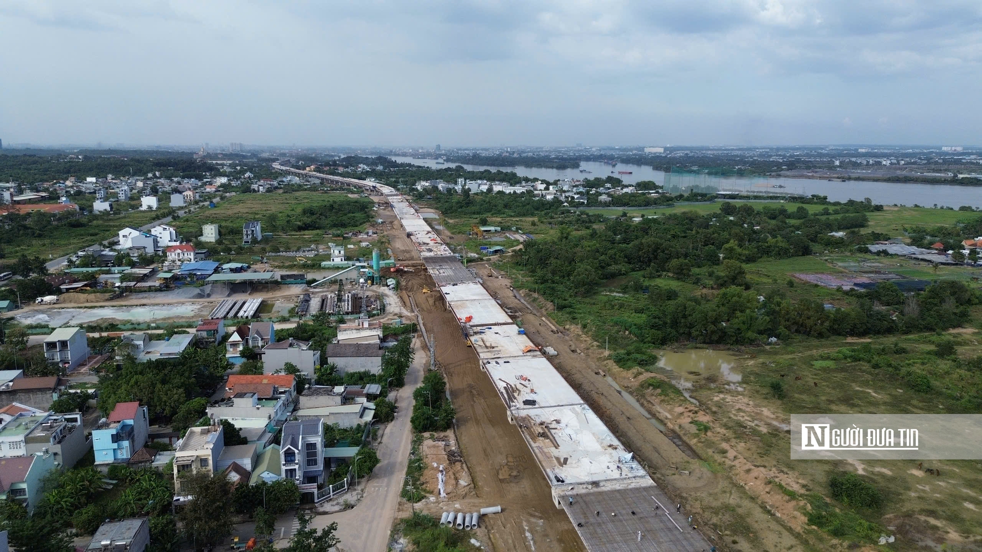 Toàn cảnh công trường Vành đai 3 Tp.HCM trước ngày thông xe kỹ thuật- Ảnh 5. Toàn cảnh công trường Vành đai 3 Tp.HCM trước ngày thông xe kỹ thuật- Ảnh 5.