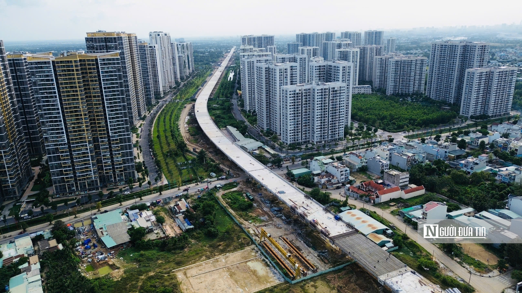 Toàn cảnh công trường Vành đai 3 Tp.HCM trước ngày thông xe kỹ thuật- Ảnh 3. Toàn cảnh công trường Vành đai 3 Tp.HCM trước ngày thông xe kỹ thuật- Ảnh 3.