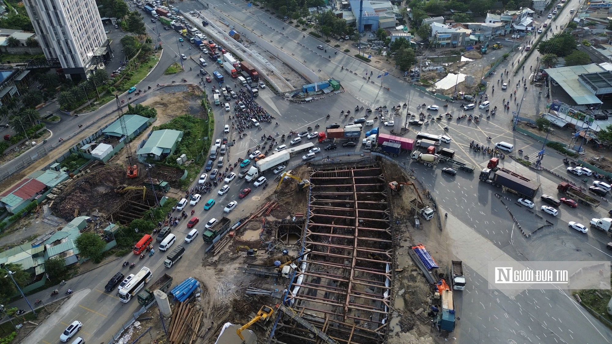 Toàn cảnh công trường Vành đai 3 Tp.HCM trước ngày thông xe kỹ thuật- Ảnh 14. Toàn cảnh công trường Vành đai 3 Tp.HCM trước ngày thông xe kỹ thuật- Ảnh 14.