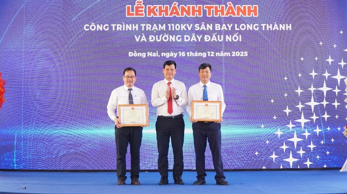 Khánh thành Trạm biến áp 110kV sân bay Long Thành và đường dây đấu nối cấp điện cho sân bay lớn nhất cả nước - Ảnh 4.