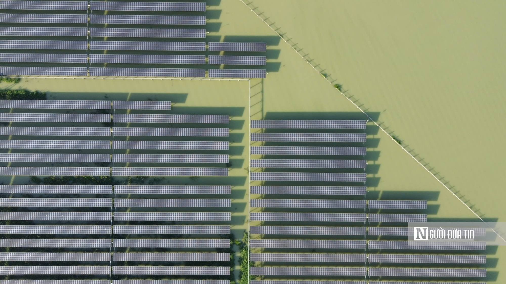 Cận cảnh “rừng pin” mặt trời trên hồ Dầu Tiếng - Ảnh 8.
