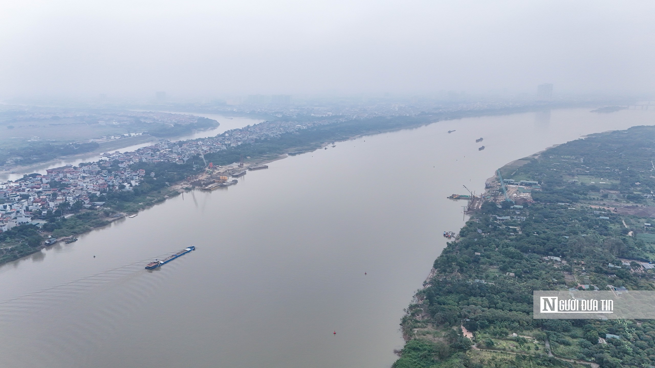 H&agrave; Nội: To&agrave;n cảnh cầu Tứ Li&ecirc;n sau nửa năm thi c&ocirc;ng - Ảnh 2.