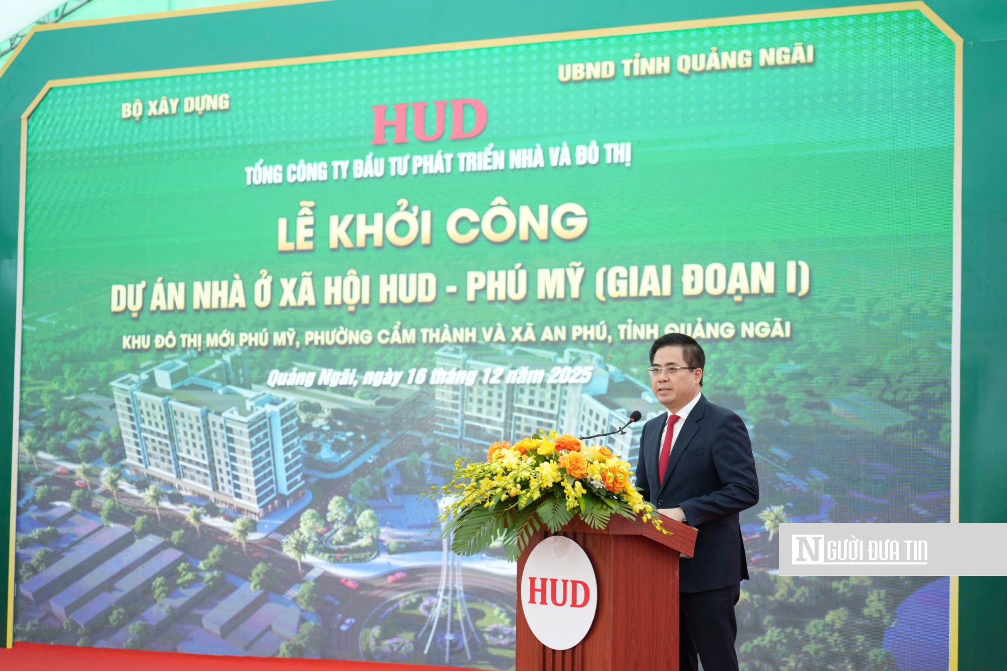 Quảng Ngãi khởi công xây dựng dự án nhà ở xã hội HUD gần 300 căn hộ- Ảnh 2. Quảng Ngãi khởi công dự án nhà ở xã hội HUD với gần 300 căn hộ - Ảnh 2.