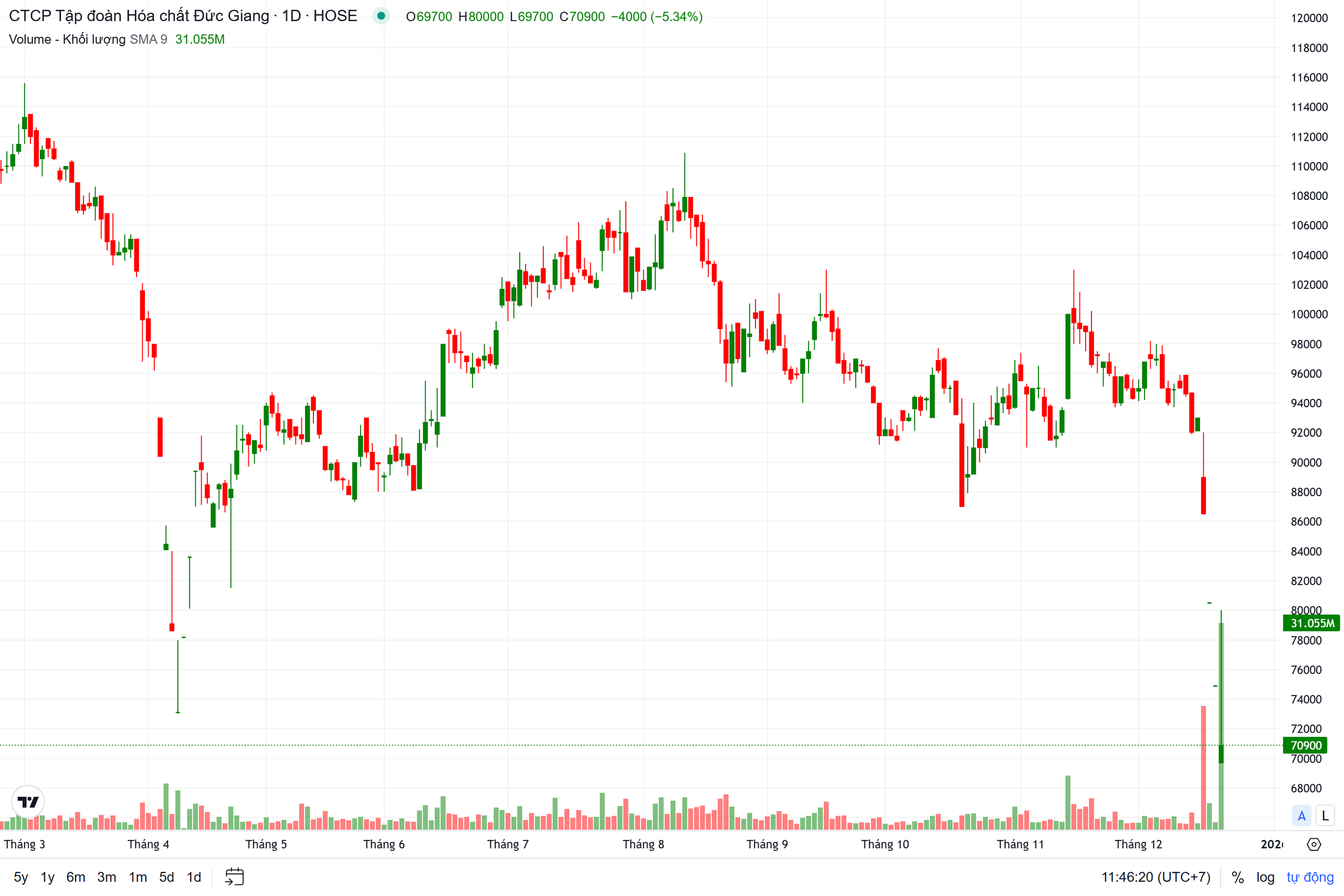 DGC lập kỷ lục thanh khoản, gia đình Chủ tịch Đào Hữu Huyền "bay hơi" gần 3.400 tỷ đồng - Ảnh 1.