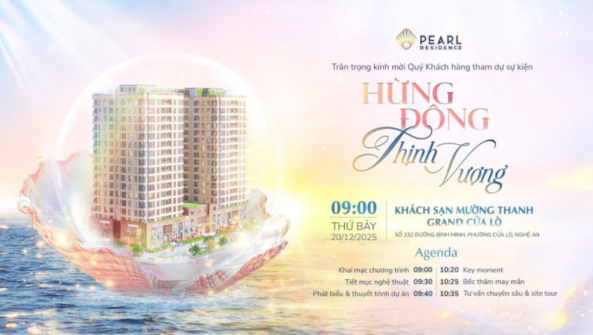Pearl Residence: Chuẩn sống quốc tế giữa trung tâm biển Cửa Lò - Ảnh 3.
