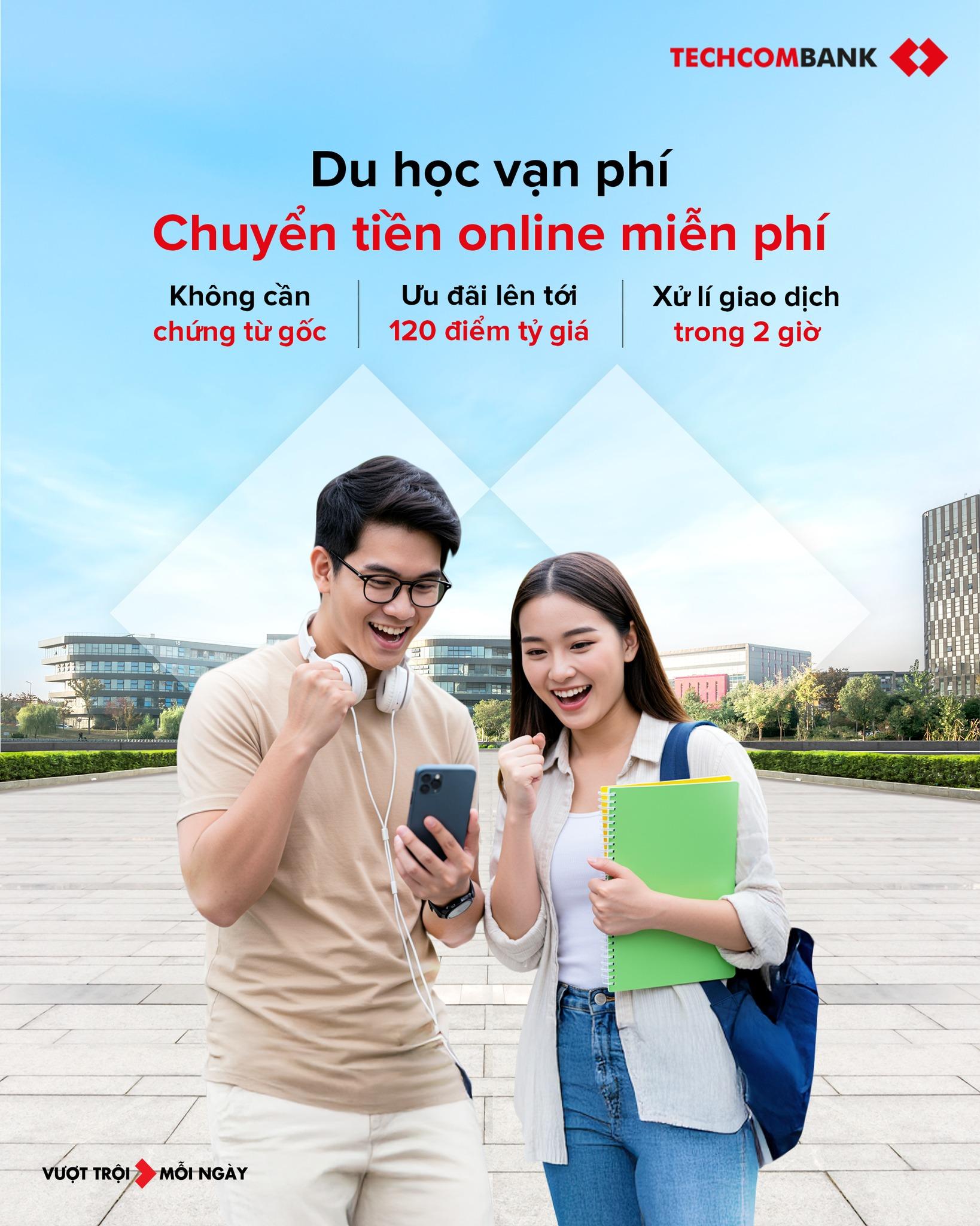 Techcombank đã xây dựng hệ sinh thái giải pháp chuyển tiền du học toàn diện, kết hợp tốc độ xử lý, tính minh bạch về tỷ giá và các dịch vụ hỗ trợ liên quan, giúp phụ huynh chủ động hơn trong kế hoạch tài chính và đồng hành cùng - Ảnh 2.