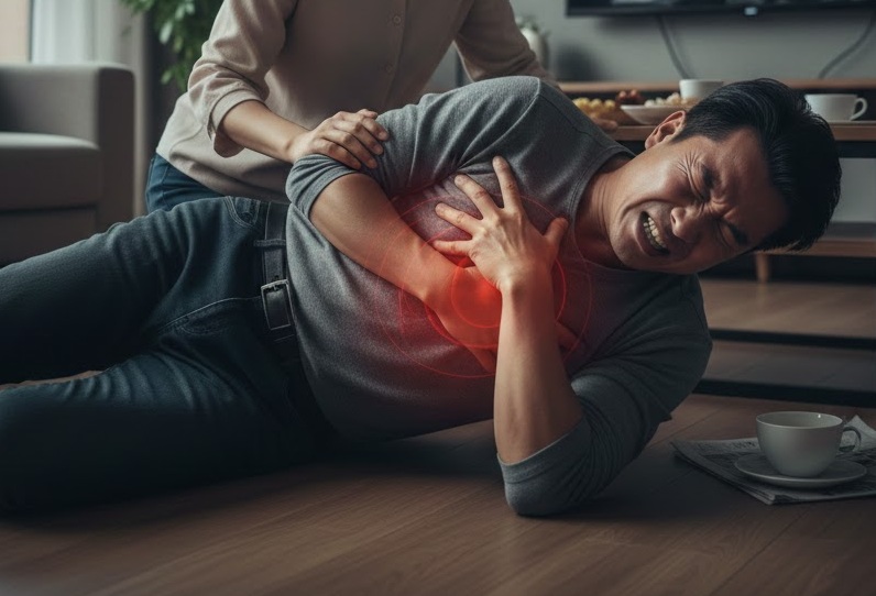 Cãi nhau vặt vãnh với vợ, người đàn ông suýt mất mạng - Ảnh 2.