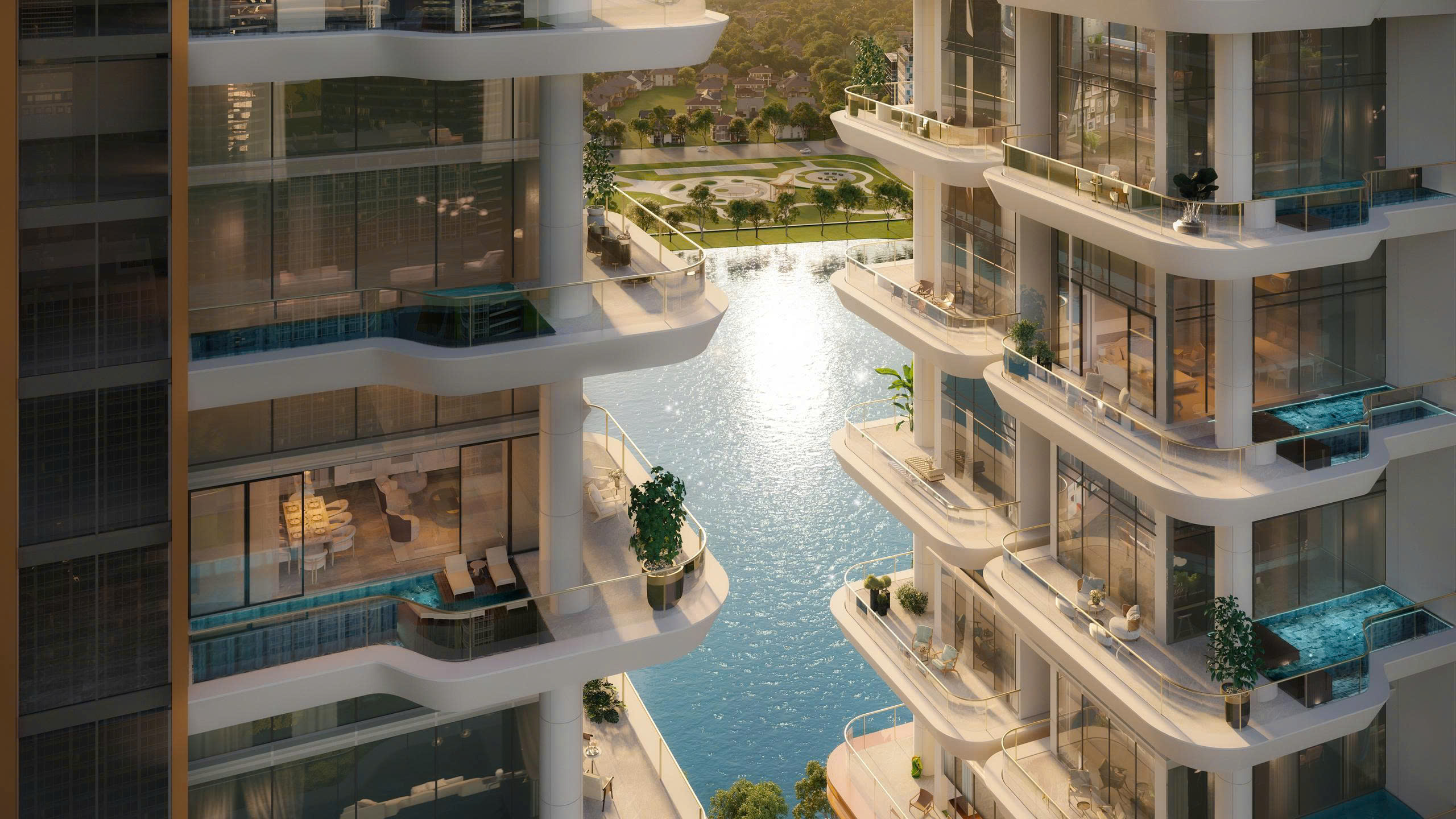 Tháp đôi Rivea Residences và câu chuyện cảnh quan từ cảm hứng dòng thác - Ảnh 2.