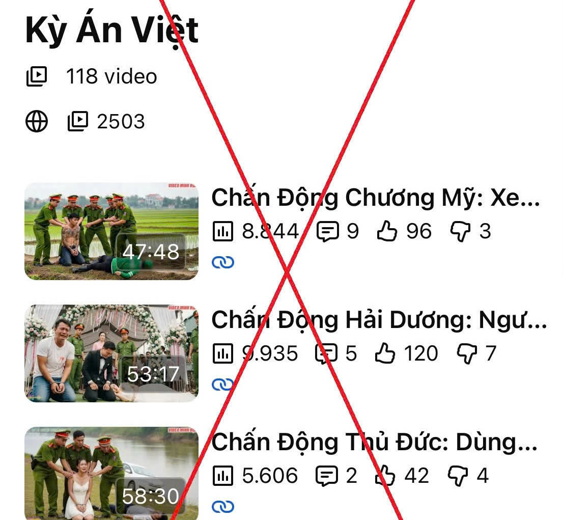 Chủ kênh Youtube “Kỳ án Việt” bị xử phạt - Ảnh 1.