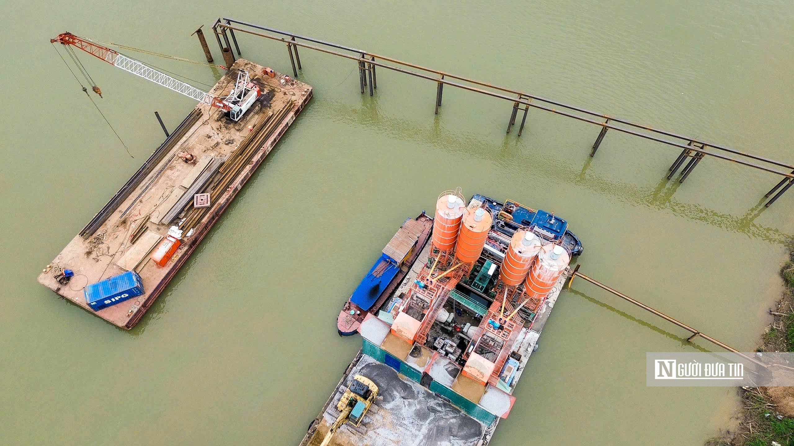 H&agrave; Nội: Cận cảnh thi c&ocirc;ng cầu Ngọc Hồi vượt s&ocirc;ng Hồng trị gi&aacute; hơn 11.000 tỷ đồng- Ảnh 8.