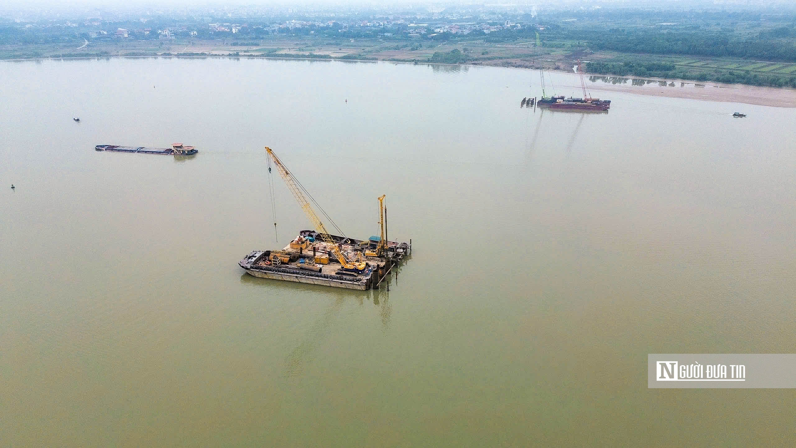 H&agrave; Nội: Cận cảnh thi c&ocirc;ng cầu Ngọc Hồi vượt s&ocirc;ng Hồng trị gi&aacute; hơn 11.000 tỷ đồng- Ảnh 3.
