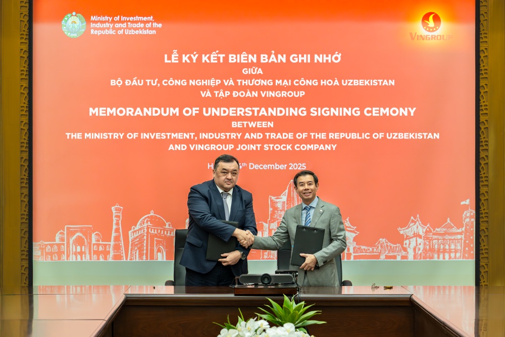 Vingroup công bố hợp tác chiến lược với chính phủ Uzbekistan, mở ra cơ hội đầu tư quy mô lớn tại Trung Á - Ảnh 1.
