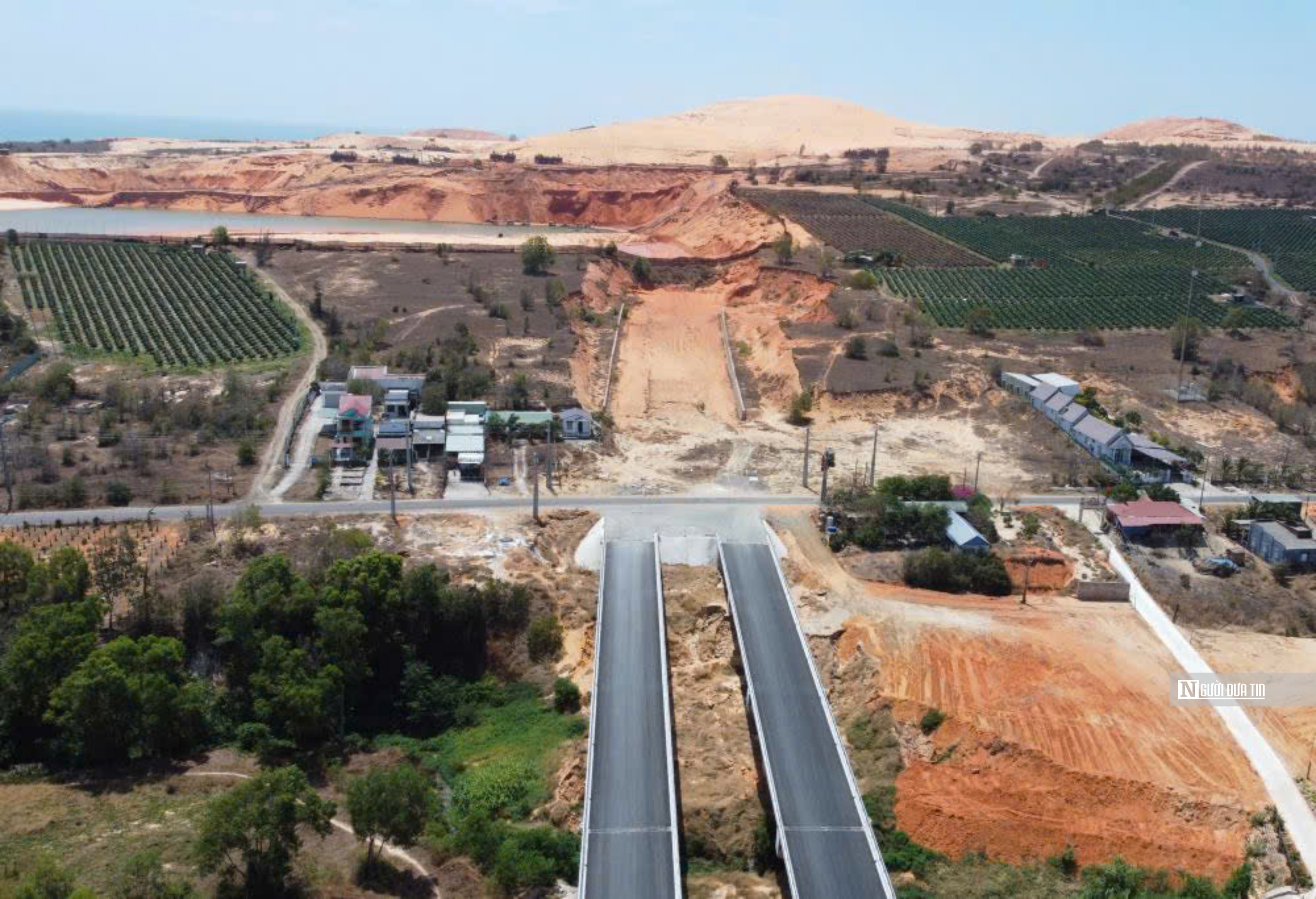 Đã thông xe gần 18km, tuyến ĐT.719B vẫn dang dở vì 3,88km qua mỏ titan- Ảnh 1.