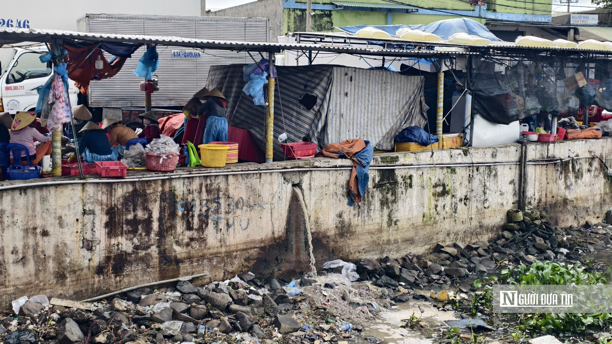 Hệ thống xử l&yacute; nước thải c&aacute;c cảng c&aacute; ở Quảng Ng&atilde;i hoạt động cầm chừng, người d&acirc;n lo &ocirc; nhiễm- Ảnh 2.