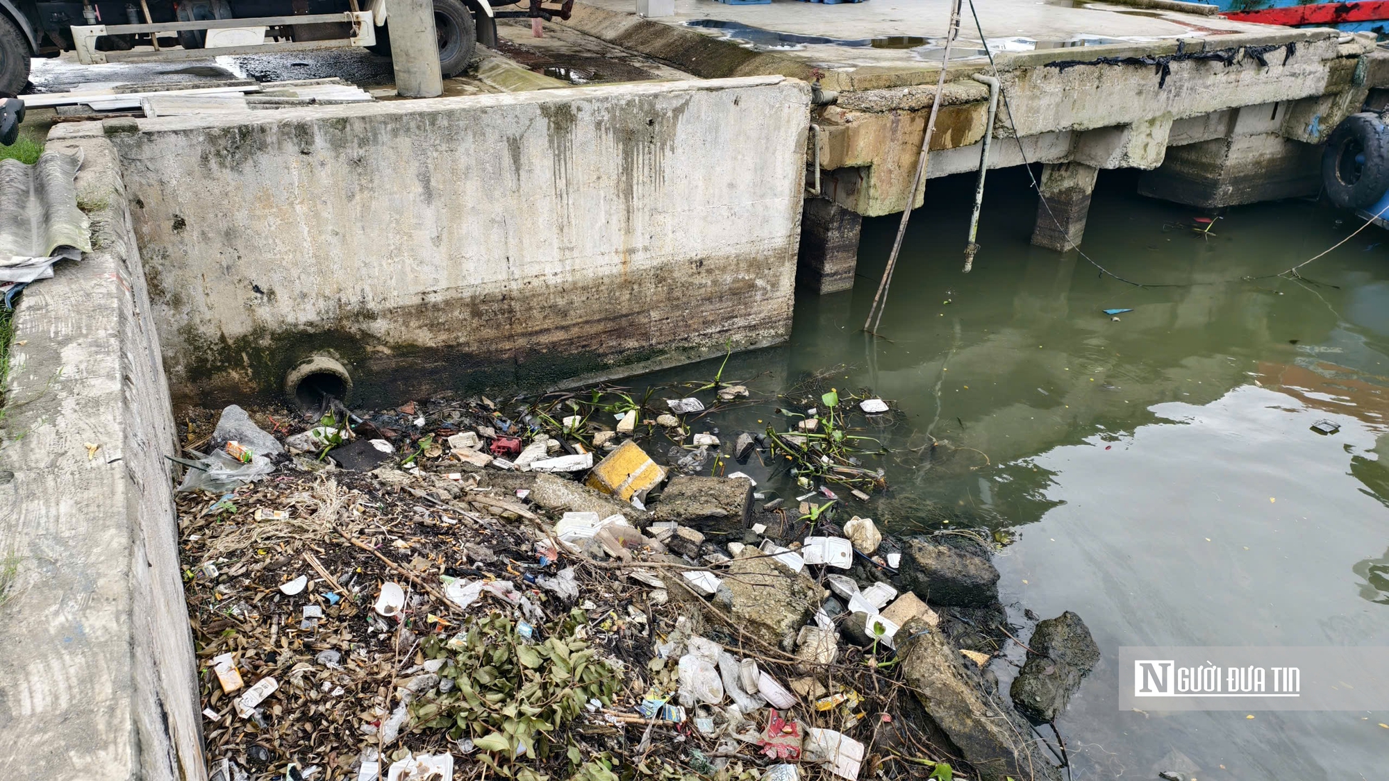 Hệ thống xử l&yacute; nước thải c&aacute;c cảng c&aacute; ở Quảng Ng&atilde;i hoạt động cầm chừng, người d&acirc;n lo &ocirc; nhiễm- Ảnh 4.