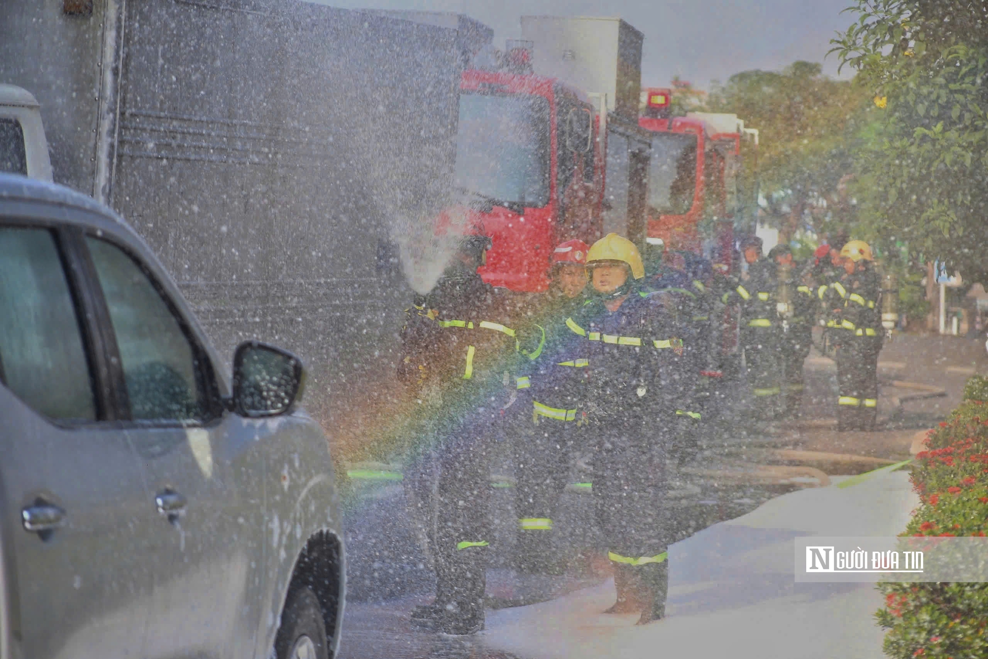 Những khoảnh khắc ch&acirc;n thực trong buổi diễn tập ứng ph&oacute; sự cố ph&oacute;ng xạ ở Tp.HCM- Ảnh 7.