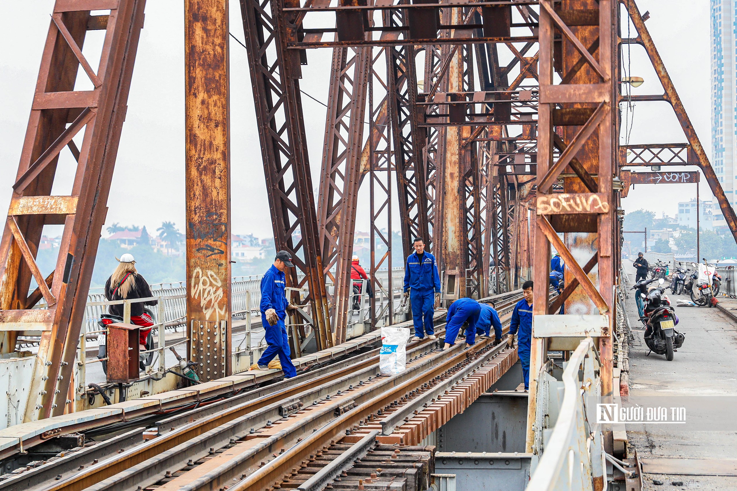 H&agrave; Nội: Diện mạo mới của 2 c&acirc;y cầu hơn 120 tuổi- Ảnh 7.