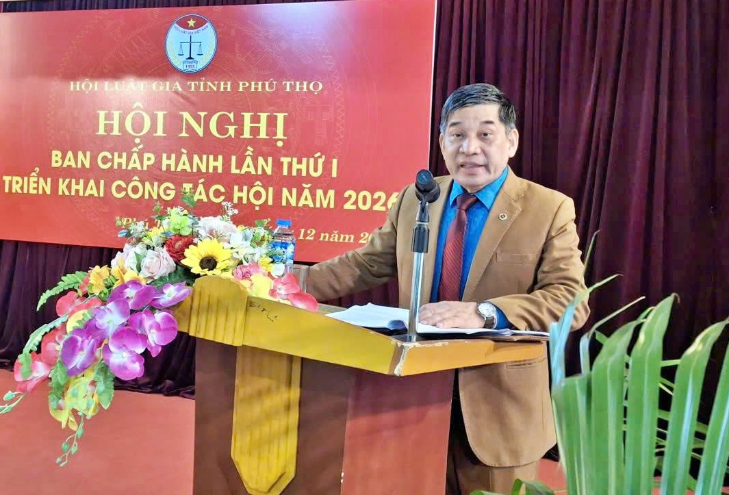 Luật gia Quách Đình Minh giữ chức Chủ tịch Hội Luật gia tỉnh Phú Thọ- Ảnh 1.