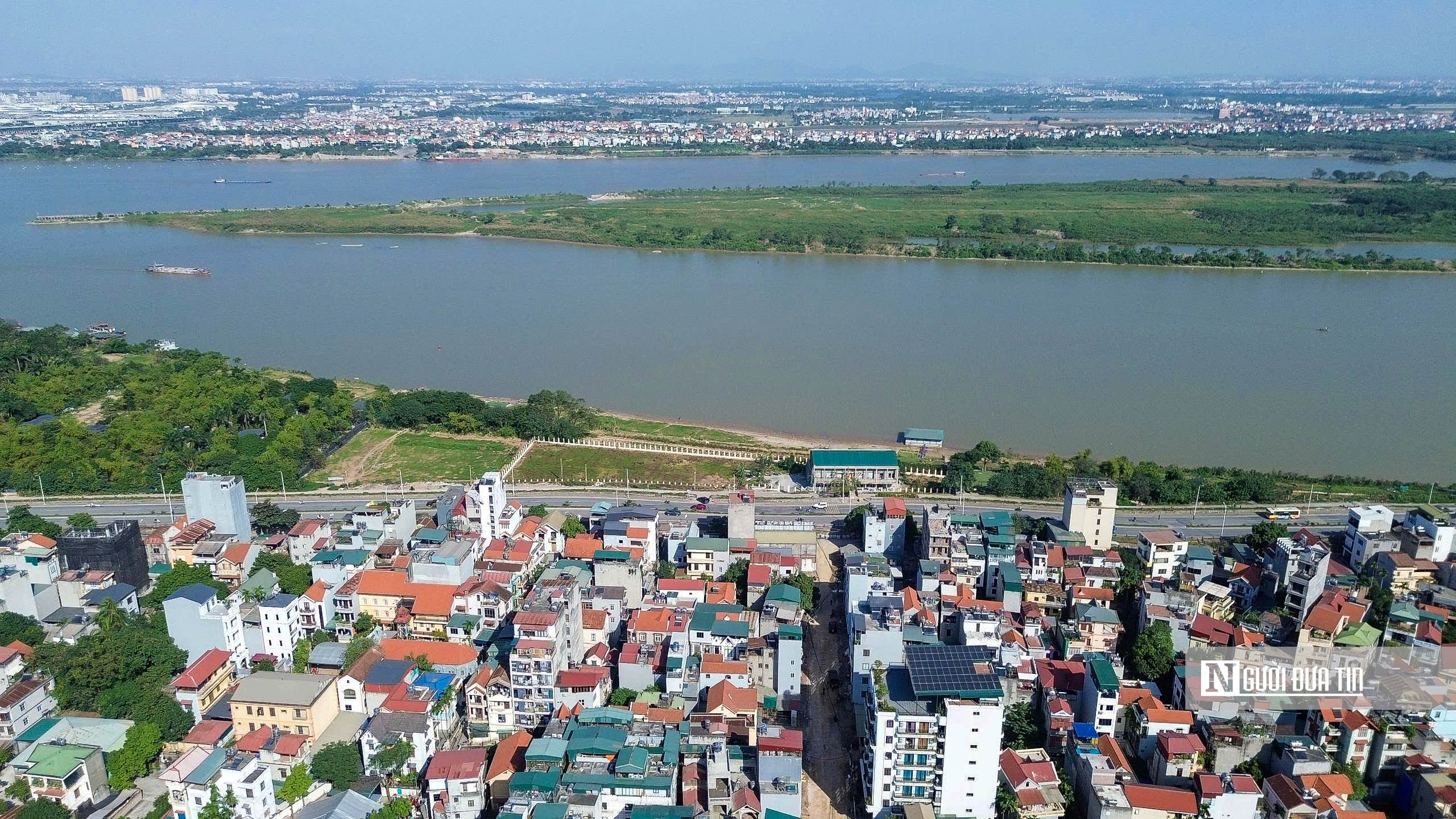 Hà Nội: Cận cảnh khu vực xây hầm qua sông Hồng gần 22.000 tỷ đồng - Ảnh 2.