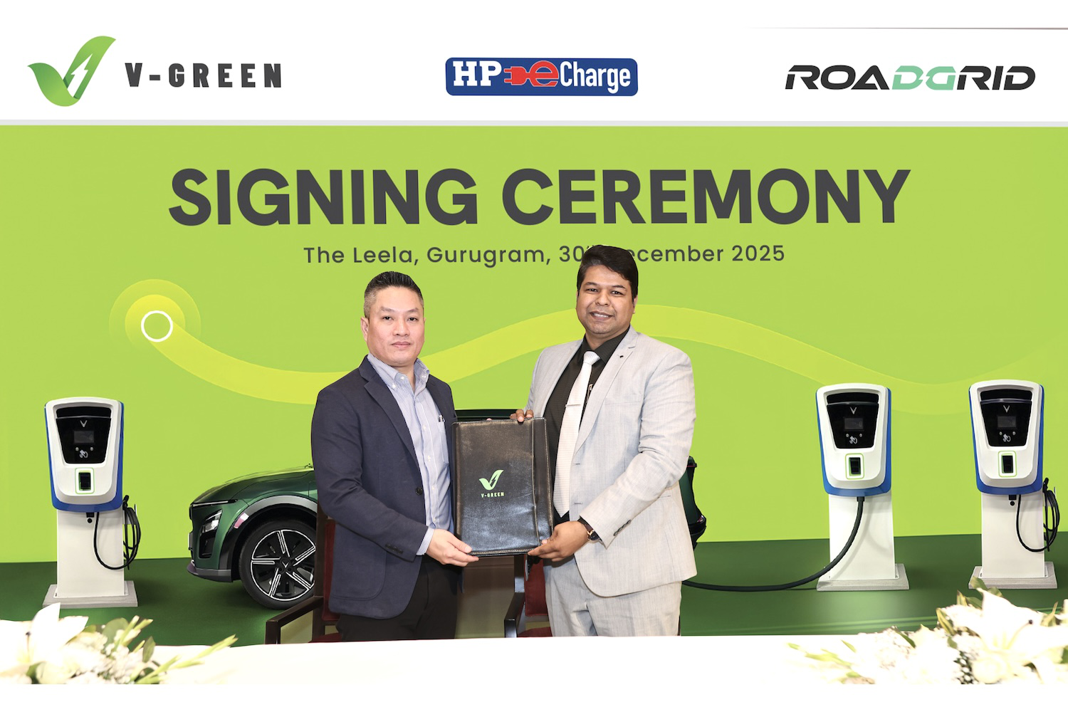 V-GREEN và RoadGrid India công bố hợp tác chiến lược nhằm mở rộng hạ tầng sạc nhanh xe điện trên toàn Ấn Độ - Ảnh 1.