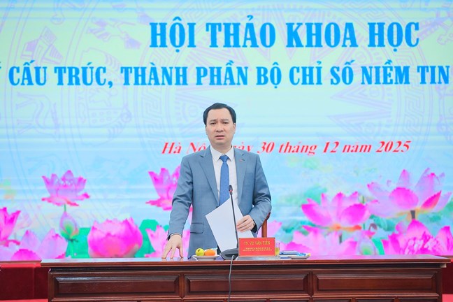 Hoàn thiện cấu trúc, thành phần bộ chỉ số niềm tin xã hội cấp tỉnh phù hợp với xu thế quản trị trong giai đoạn hiện nay- Ảnh 2. Hoàn thiện cấu trúc, thành phần bộ chỉ số niềm tin xã hội cấp tỉnh phù hợp với xu thế quản trị trong giai đoạn hiện nay- Ảnh 2.