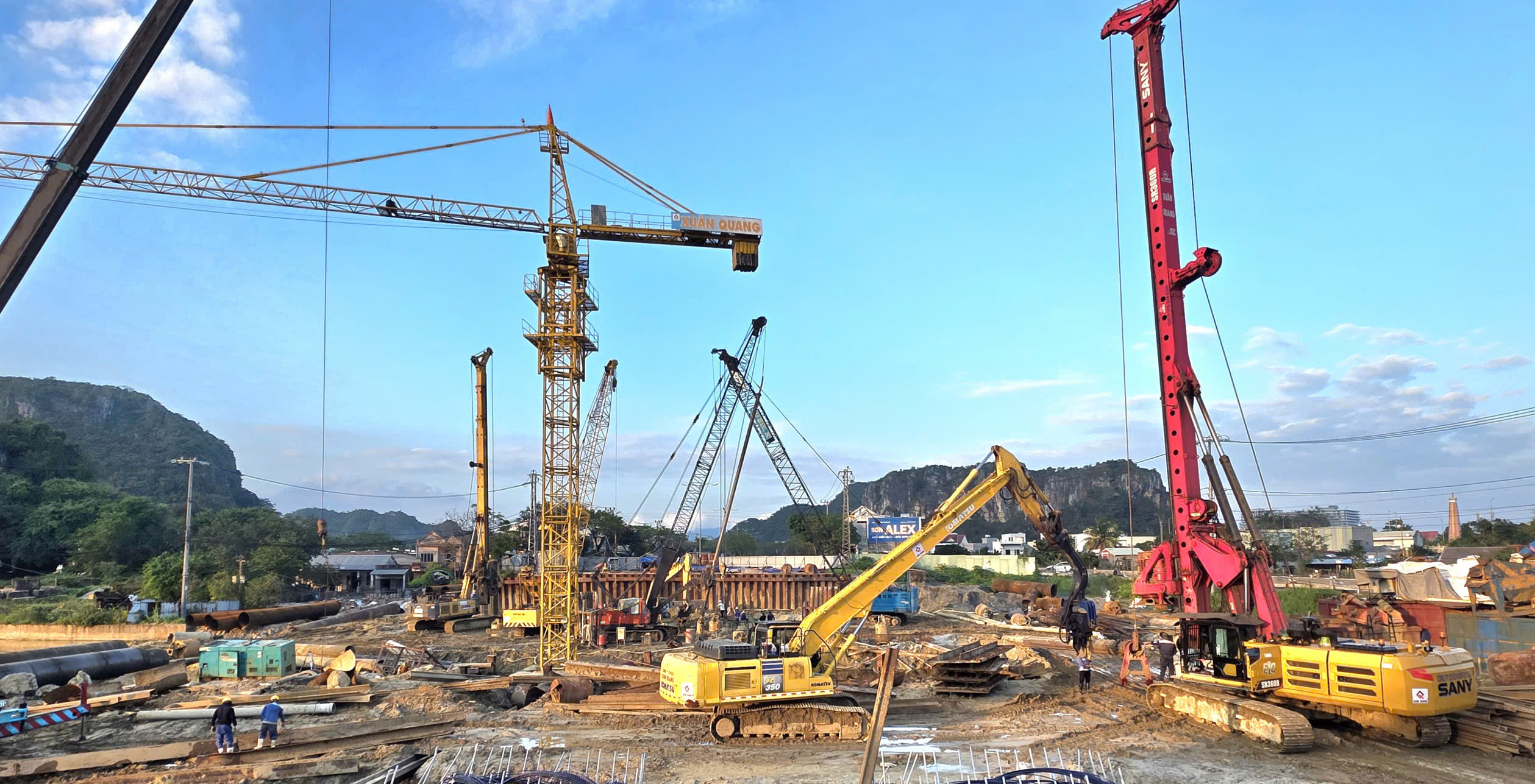 Đà Nẵng: Thi công cầu Biện gặp “bẫy” hang rỗng dưới lòng đất- Ảnh 2.