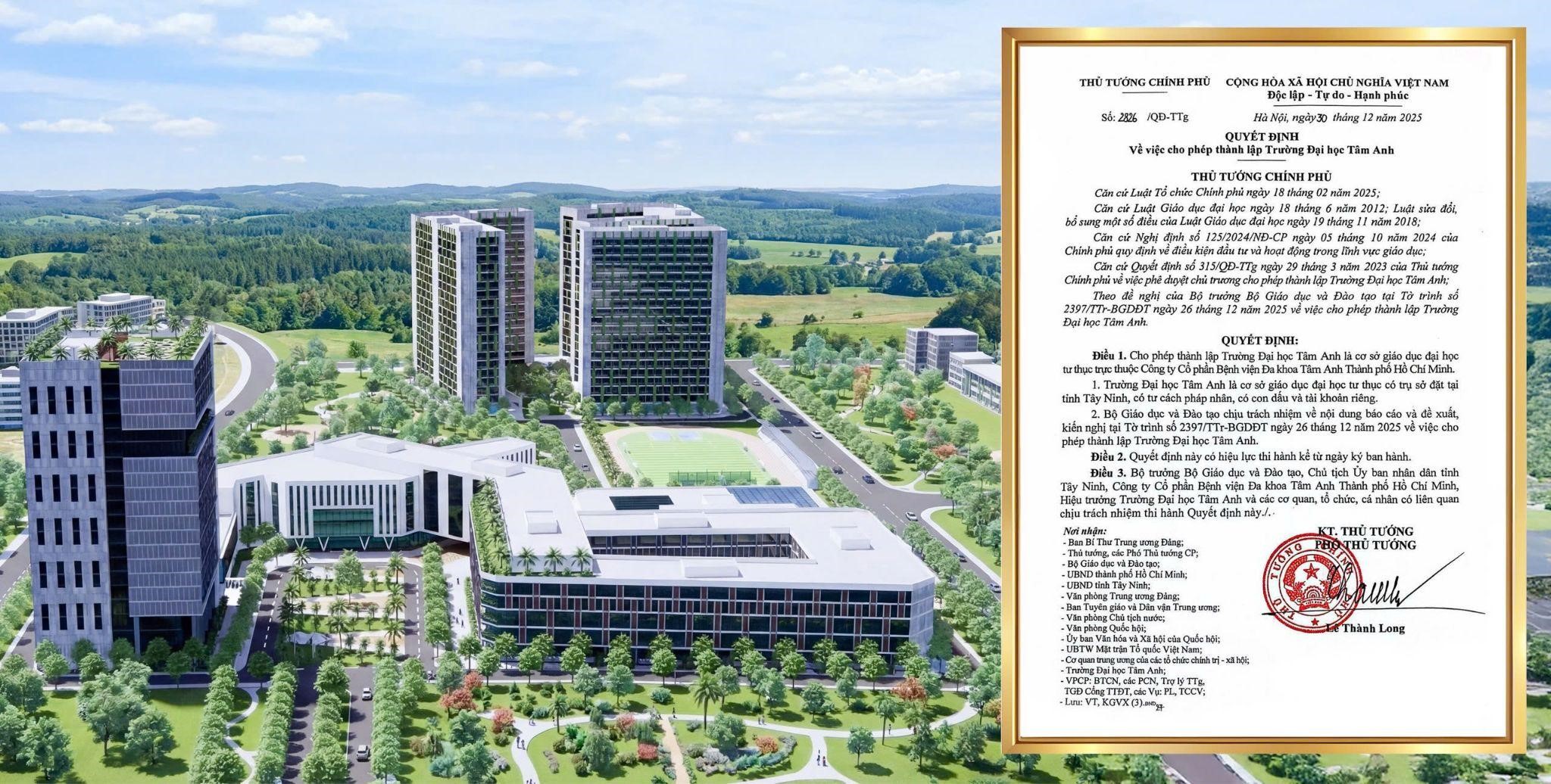 Chính thức thành lập Trường Đại học Tâm Anh, đào tạo y khoa chuyên sâu chuẩn quốc tế - Ảnh 1.