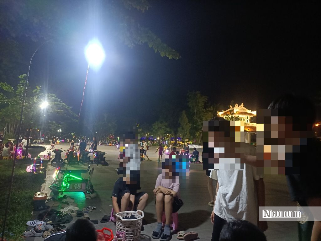 Vụ cho thuê xe điện trẻ em trong công viên ở Huế: Có thể áp dụng nhiều chế tài xử lý - Ảnh 1.