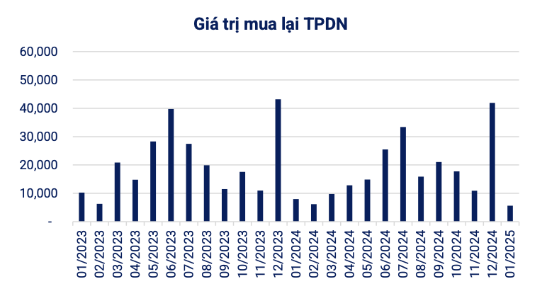 Không có doanh nghiệp nào chậm trả trái phiếu trong tháng 1/2025- Ảnh 1.