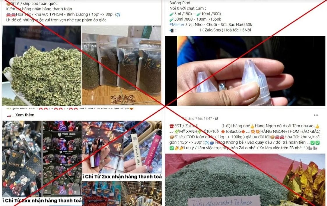 "Cỏ Mỹ" len lỏi vào trường học, 2 học sinh cấp ba bị khởi tố vì mua bán, sử dụng
- Ảnh 1. "Cỏ Mỹ" len lỏi vào trường học, 2 học sinh cấp ba bị khởi tố vì mua bán, sử dụng
- Ảnh 1.